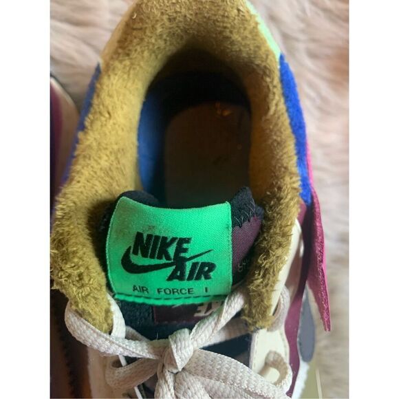 Nike Women's Multicolor Air Force 1 Shadow Sneakers CT1985-500 Athletic Sneaker - Picture 7 of 11